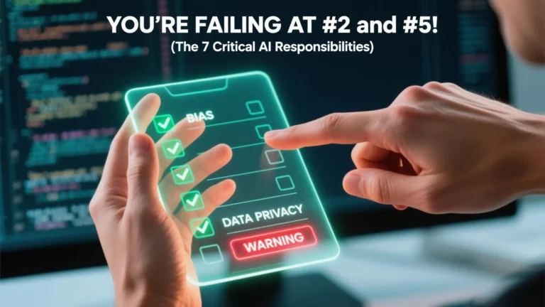 What is the responsibility of developers using generative ai