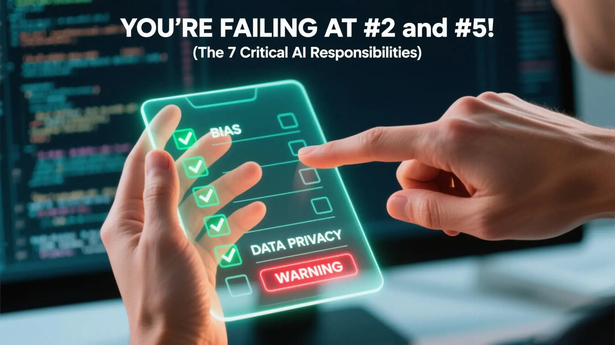 What is the responsibility of developers using generative ai