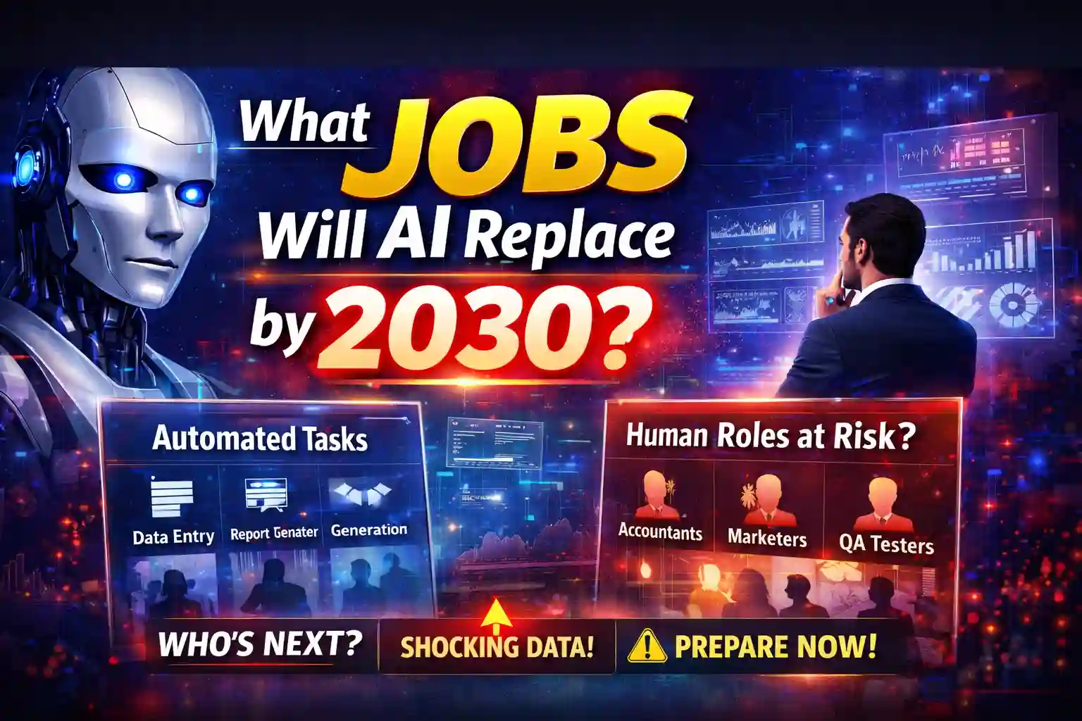 What Jobs Will AI Replace by 2030?
